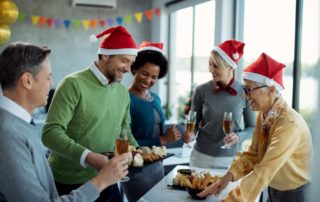 Office christmas party | Featured Image for the HR Christmas Party blog by Bramwell Partners.
