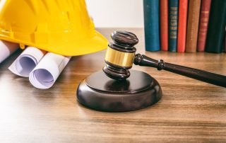 A hardhat and a judge's gavel on a desk | Featured image for the Fair Work Legislation Amendment – ‘Closing Loopholes’ Edition 3 blog by Bramwell Partners.